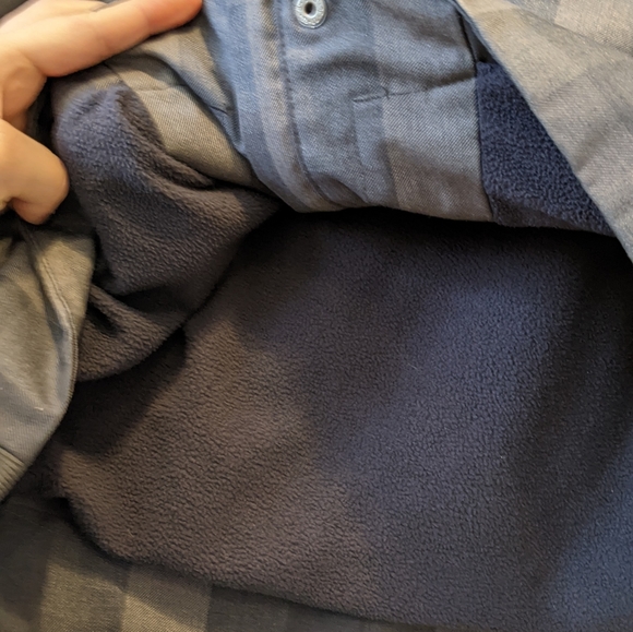 Three Stones Plaid Zip up Utility/Rain Jacket - Picture 5 of 9